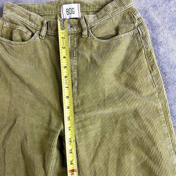 BDG Urban Outfitters Womens Corduroy High Rise Wide Leg Pants Size 27 Green - Picture 6 of 10